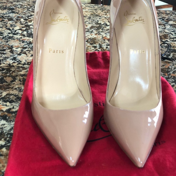 Christian Louboutin So Kate Nude Patent Leather - Picture 2 of 6